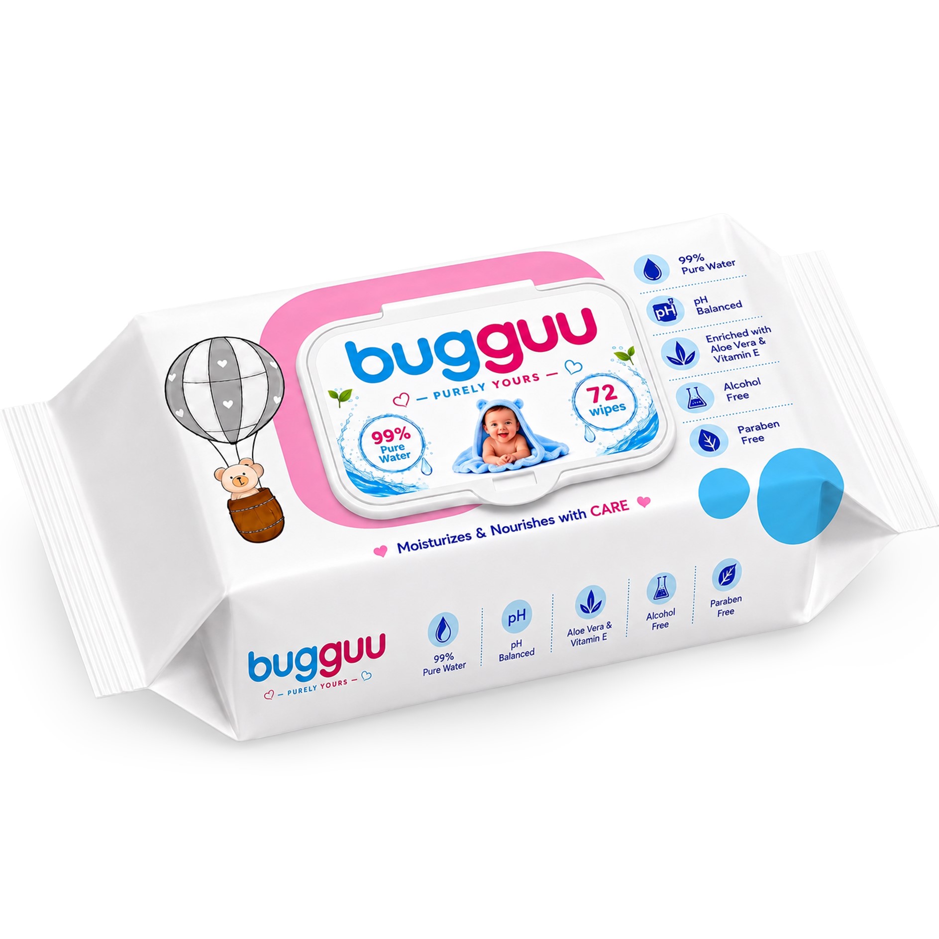 Bugguu Premium Baby Wet Wipes